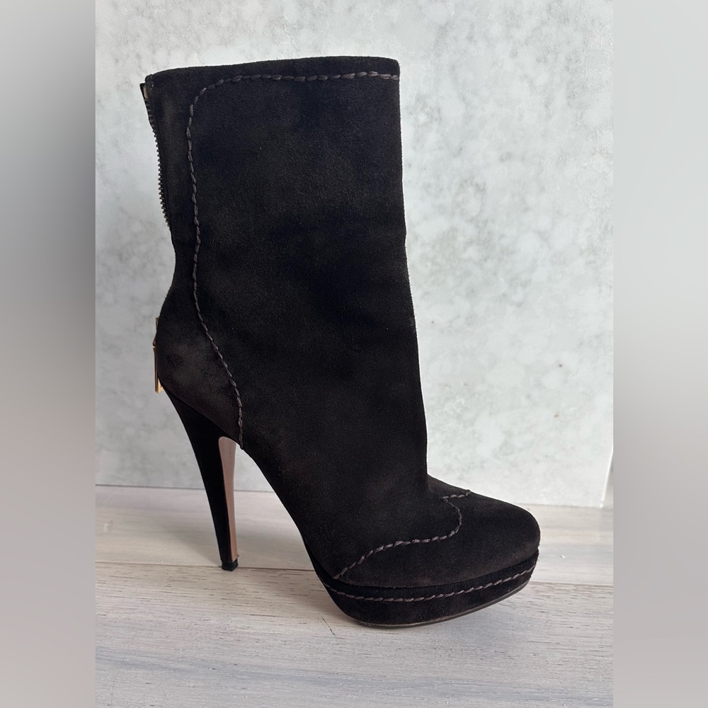 Prada brown suede boots 39 fits like 8.5 US